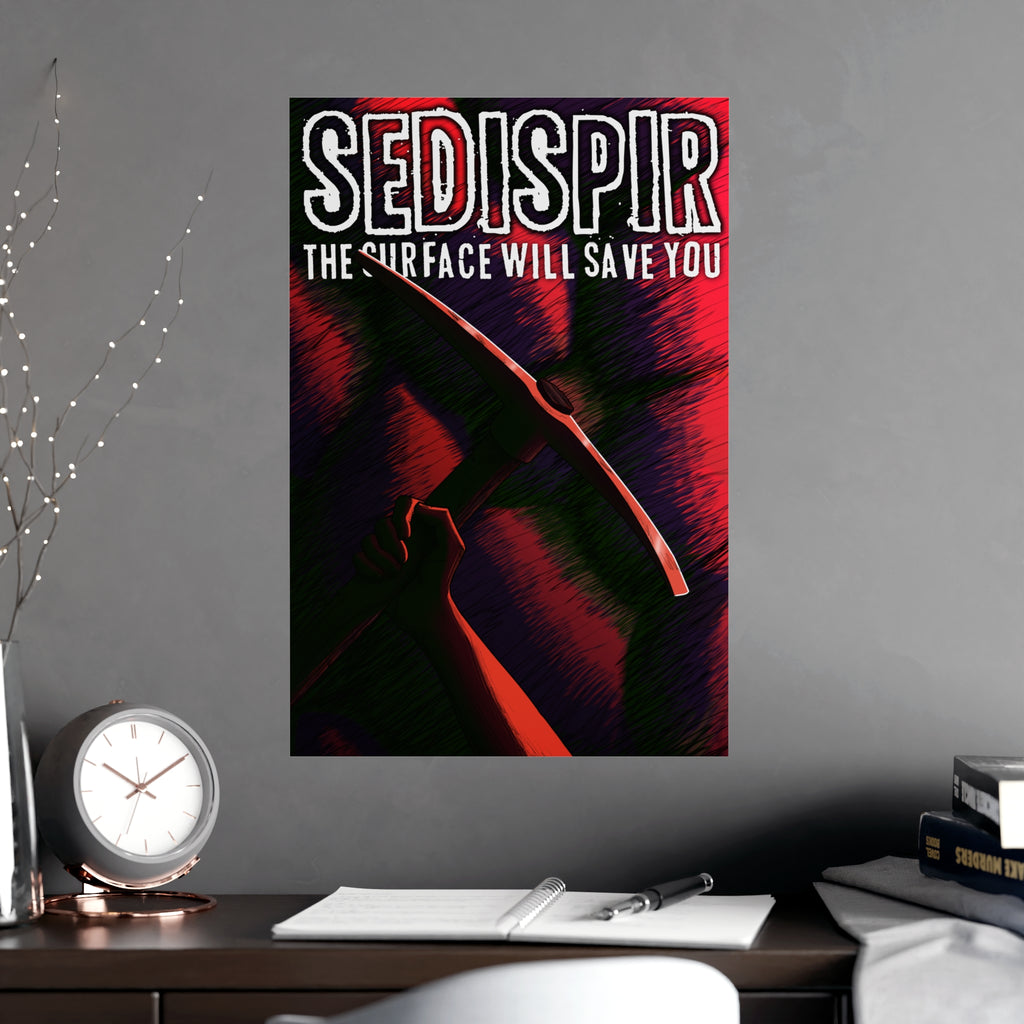 Sedispir Pickaxe Poster